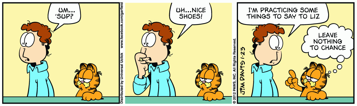 Garfield, January 23, 2012