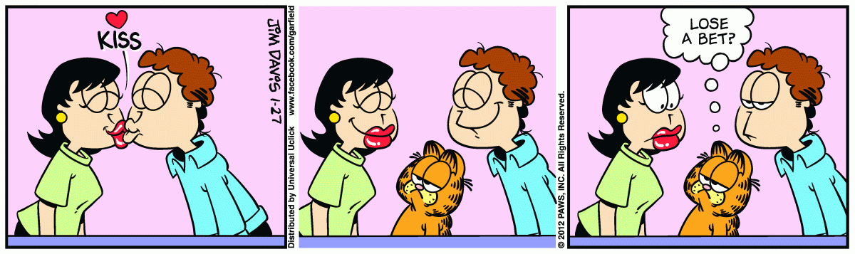 Garfield, January 27, 2012