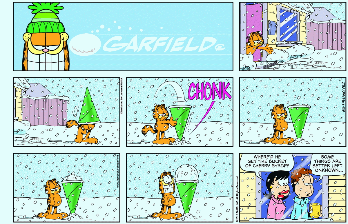 Garfield, January 29, 2012
