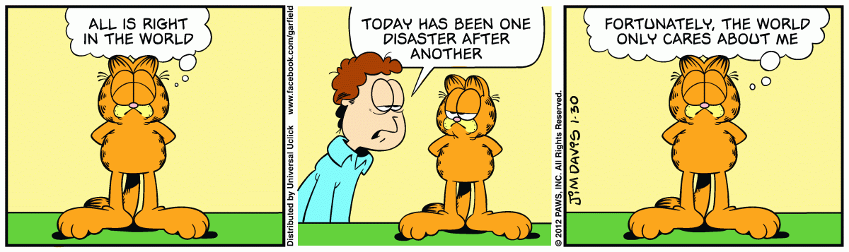 Garfield, January 30, 2012
