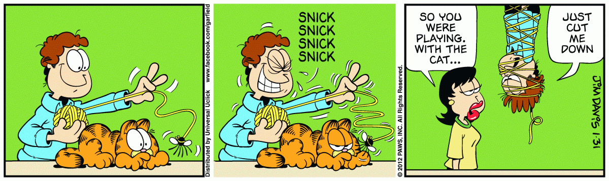 Garfield, January 31, 2012