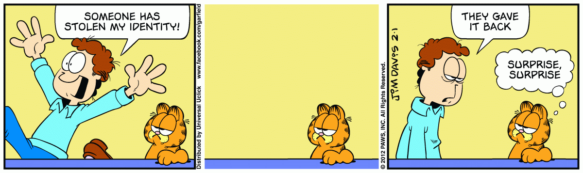 Garfield, February 1, 2012