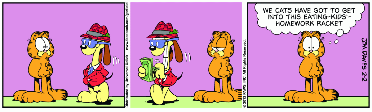Garfield, February 2, 2012