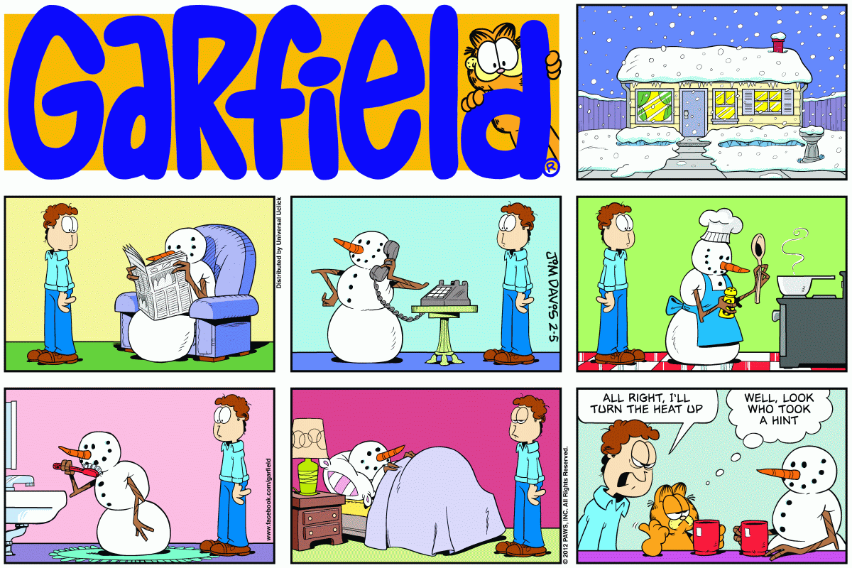 Garfield, February 5, 2012