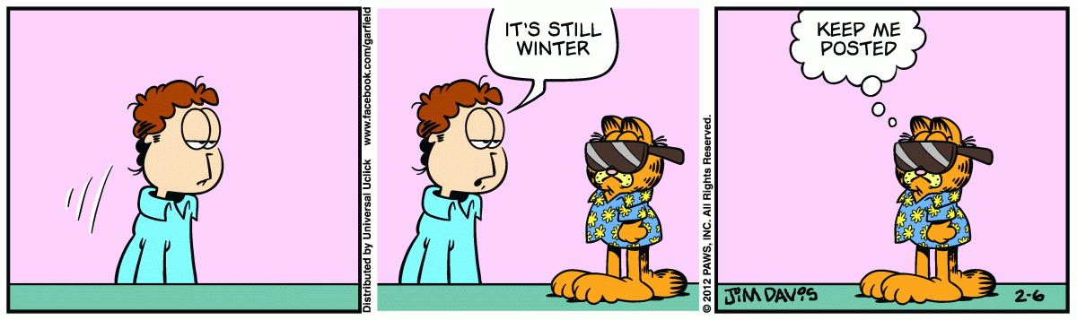 Garfield, February 6, 2012