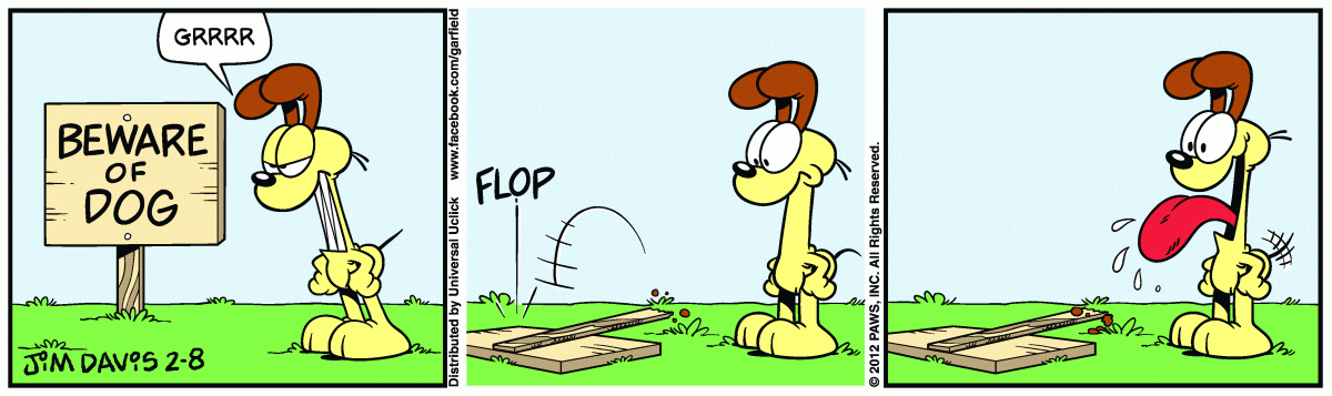 Garfield, February 8, 2012