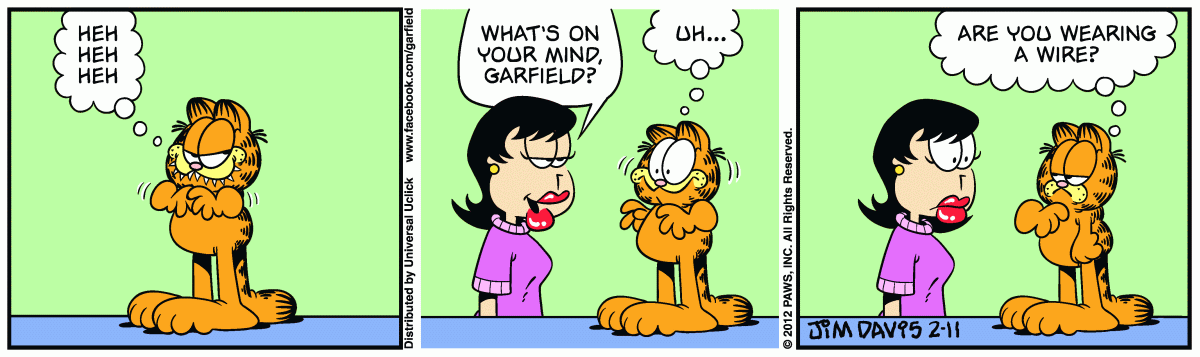 Garfield, February 11, 2012