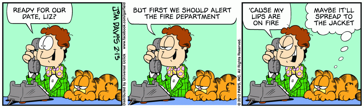 Garfield, February 13, 2012