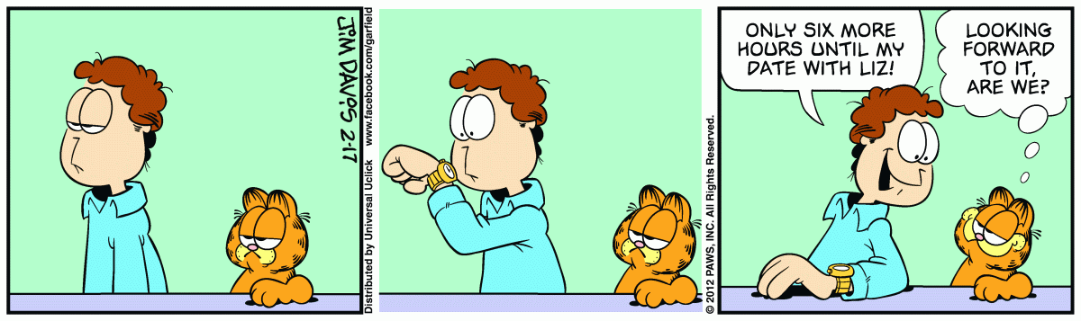 Garfield, February 17, 2012