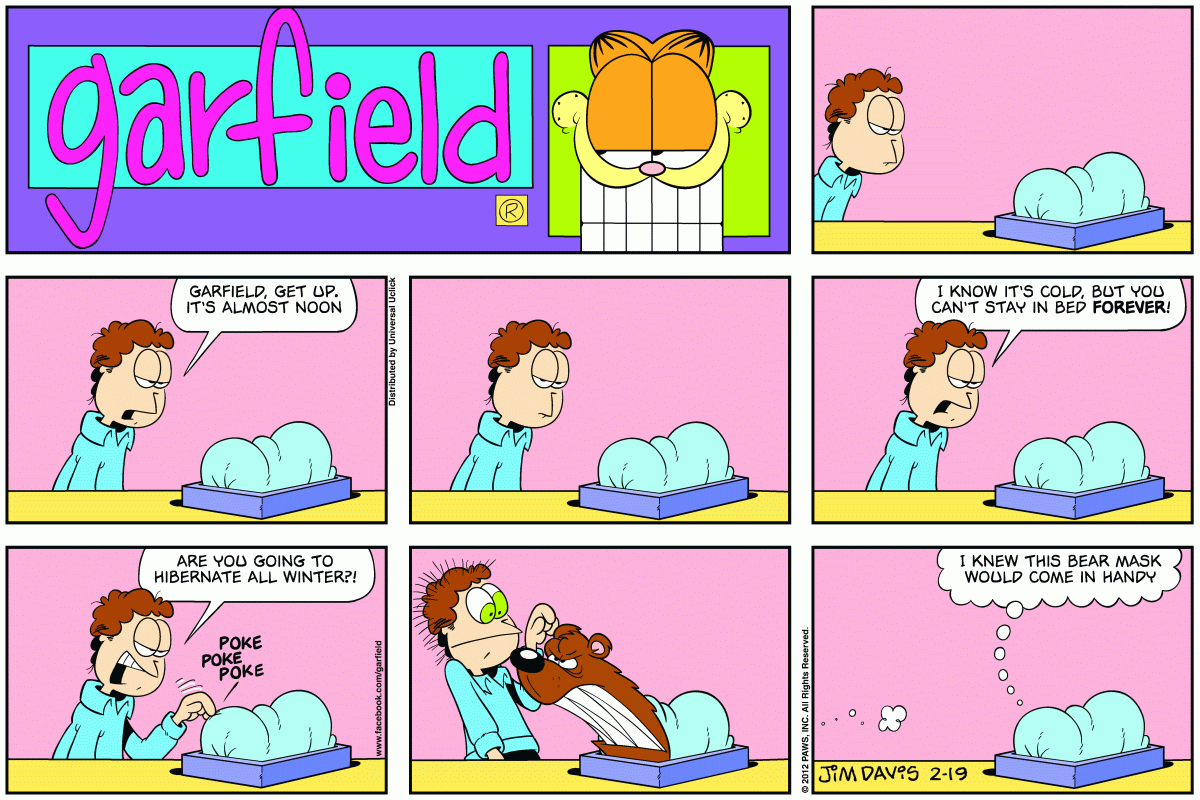 Garfield, February 19, 2012