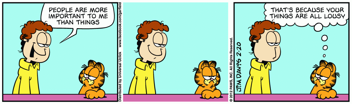 Garfield, February 20, 2012