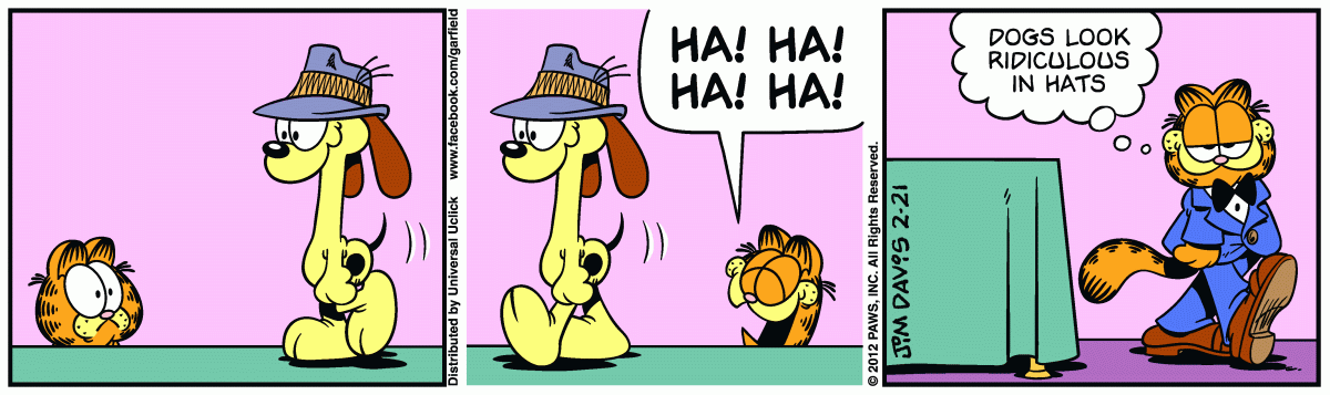 Garfield, February 21, 2012