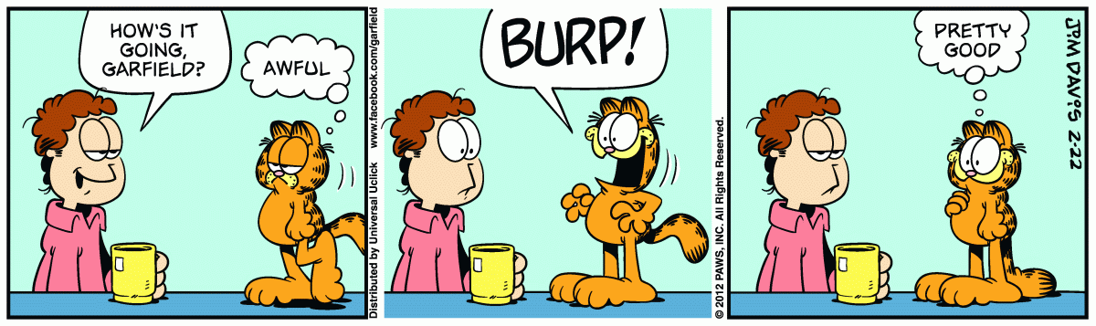 Garfield, February 22, 2012