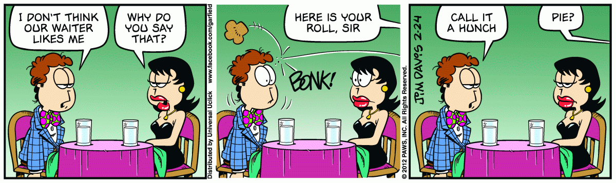 Garfield, February 24, 2012