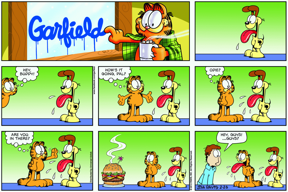 Garfield, February 26, 2012