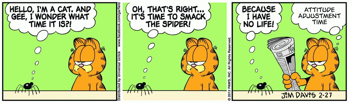 Garfield, February 27, 2012