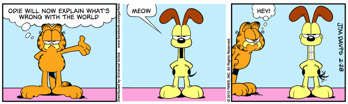Garfield, February 28, 2012