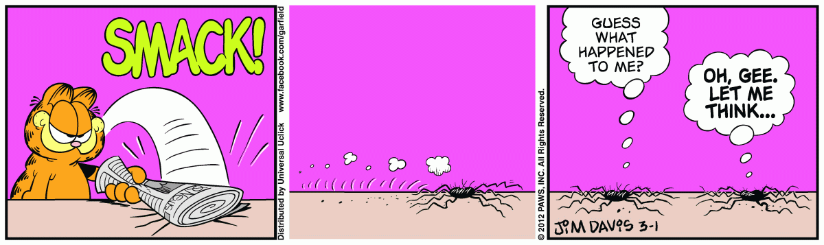 Garfield, March 1, 2012