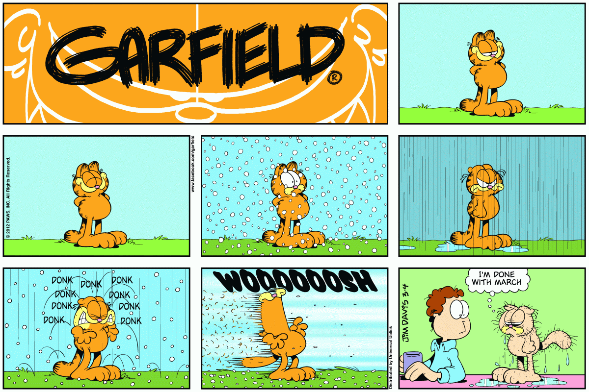 Garfield, March 4, 2012
