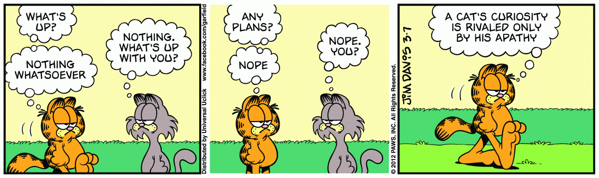 Garfield, March 7, 2012