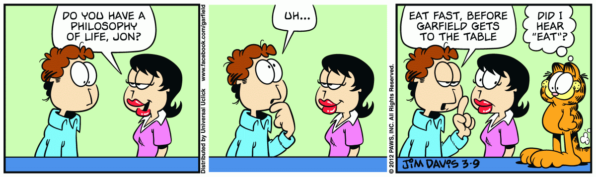 Garfield, March 9, 2012