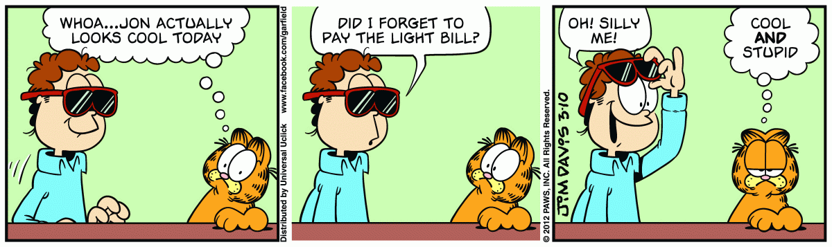 Garfield, March 10, 2012