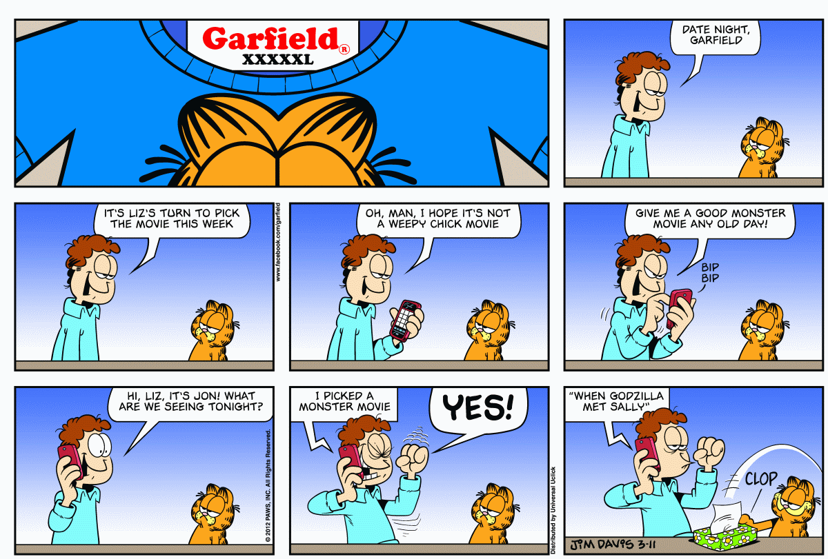 Garfield, March 11, 2012