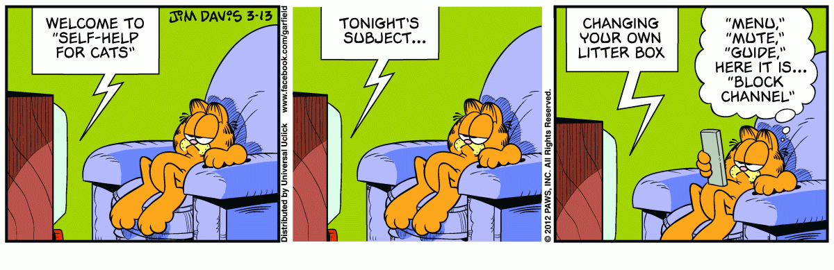 Garfield, March 13, 2012