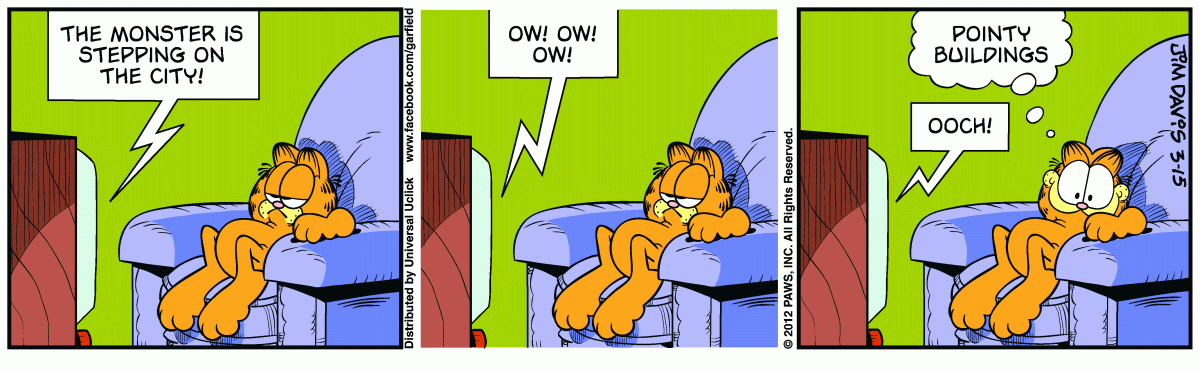 Garfield, March 15, 2012