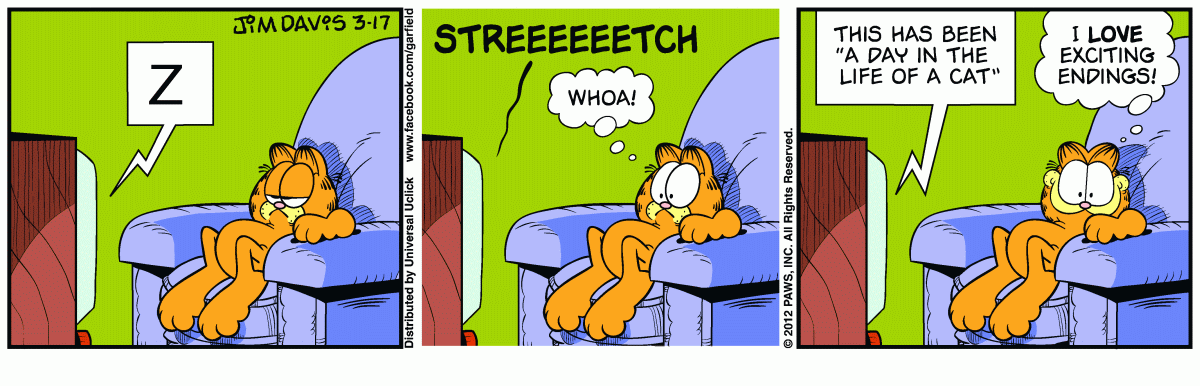 Garfield, March 17, 2012