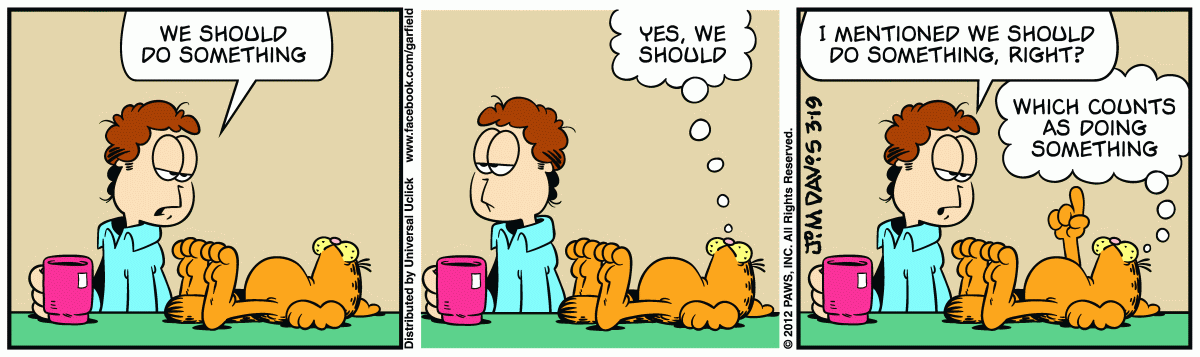 Garfield, March 19, 2012
