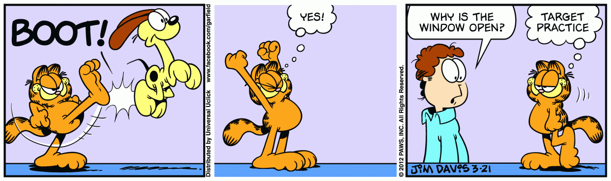 Garfield, March 21, 2012