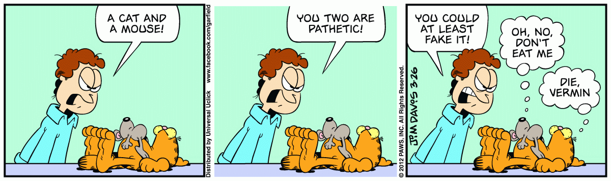 Garfield, March 26, 2012