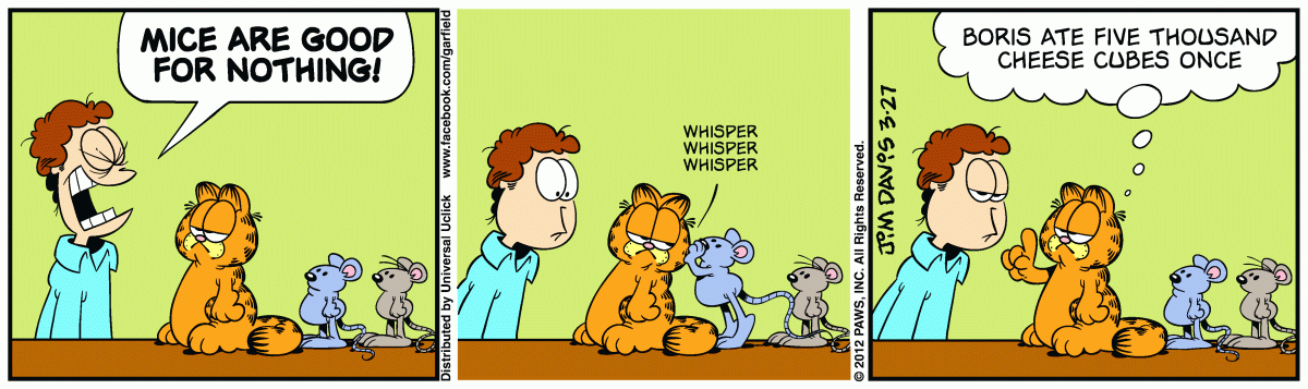 Garfield, March 27, 2012