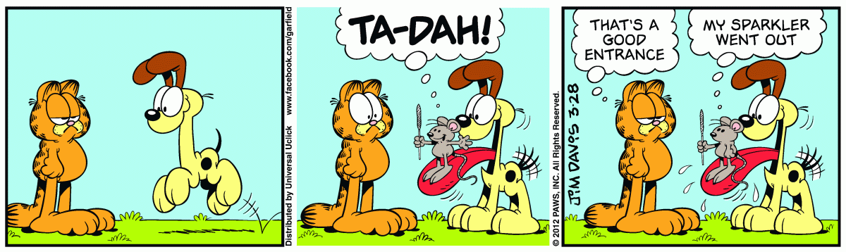 Garfield, March 28, 2012