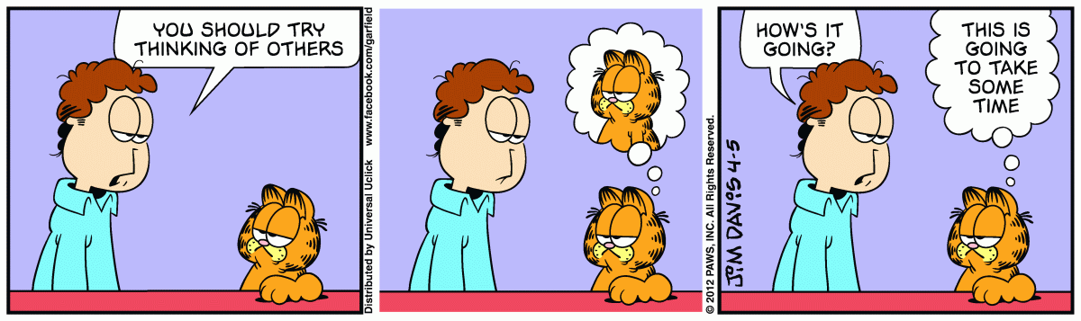Garfield, April 5, 2012