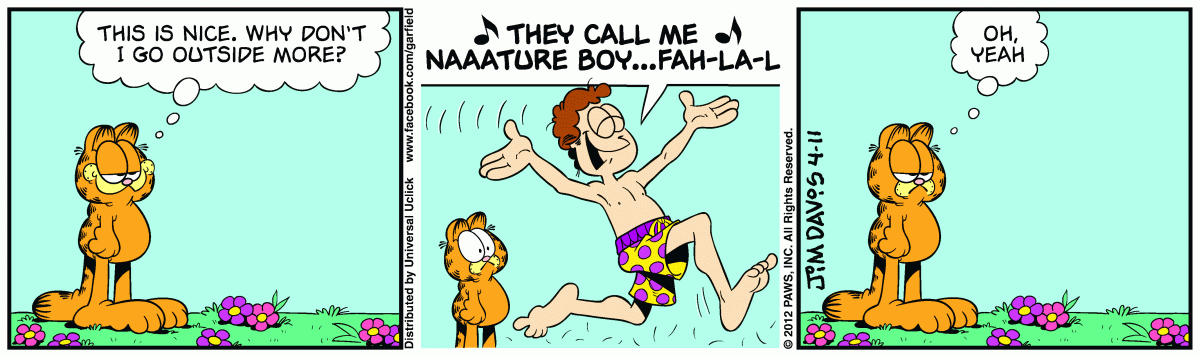 Garfield, April 11, 2012