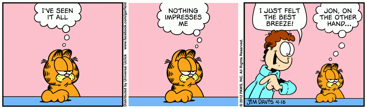 Garfield, April 16, 2012