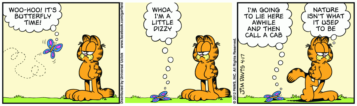 Garfield, April 17, 2012