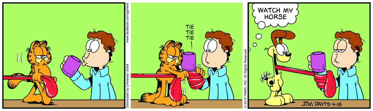 Garfield, April 18, 2012