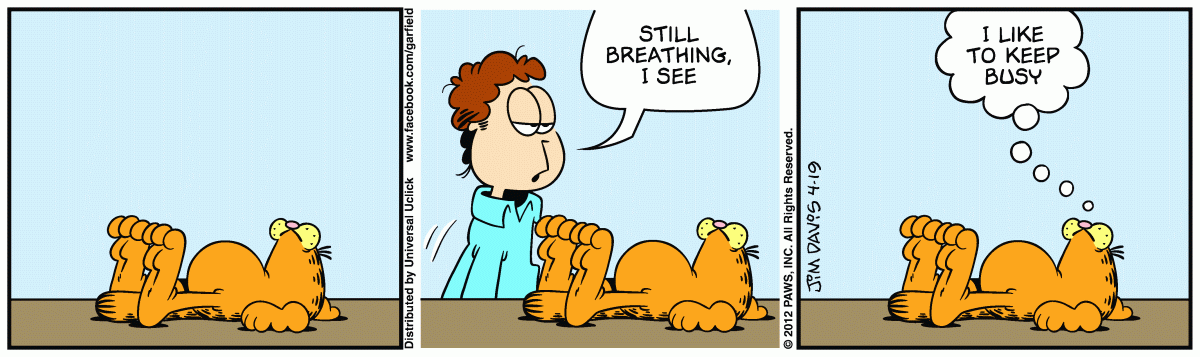 Garfield, April 19, 2012