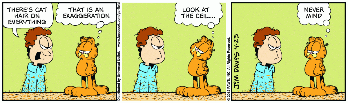 Garfield, April 23, 2012
