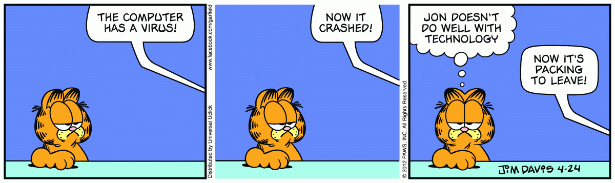 Garfield, April 24, 2012