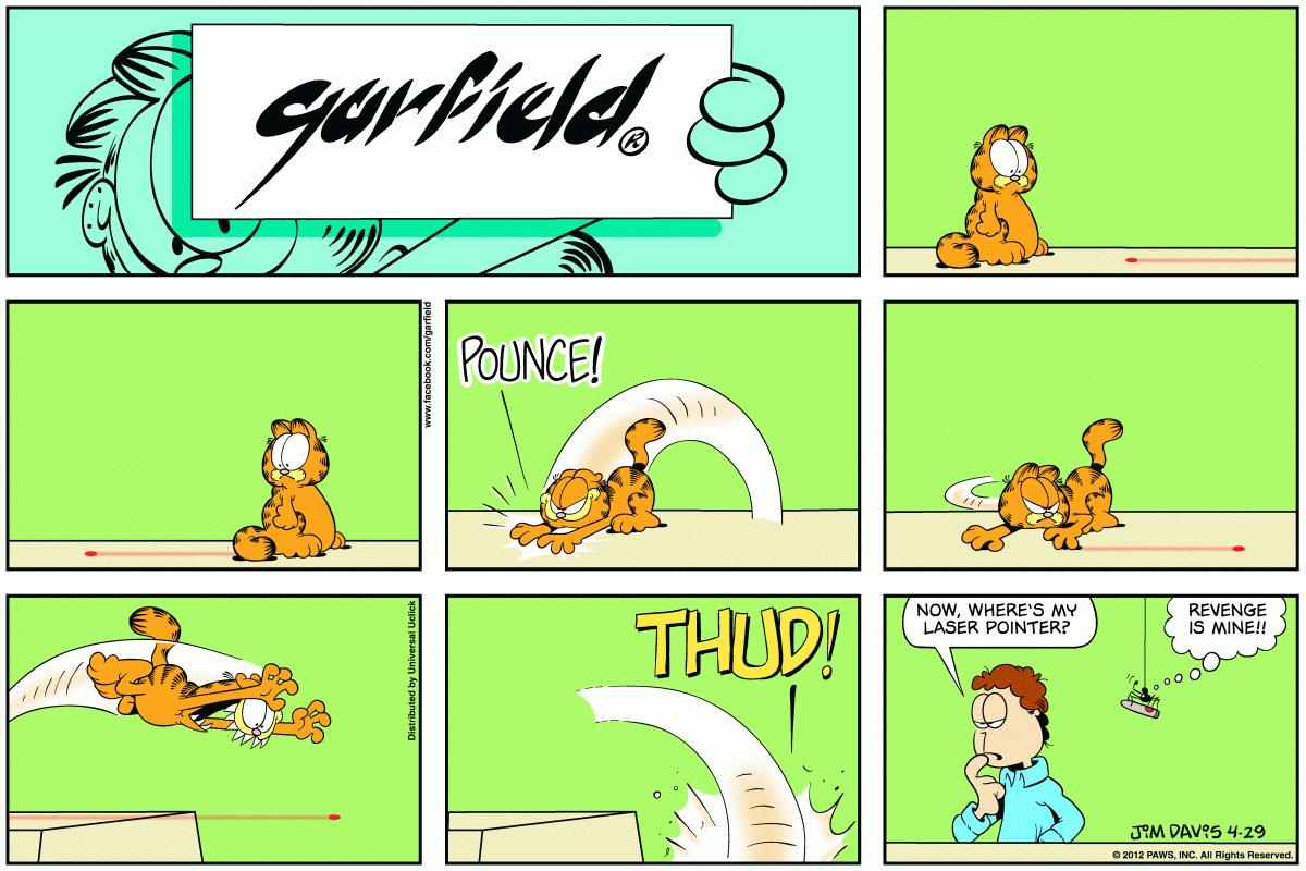 Garfield, April 29, 2012
