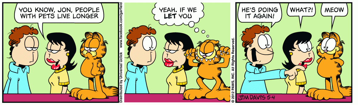 Garfield, May 4, 2012