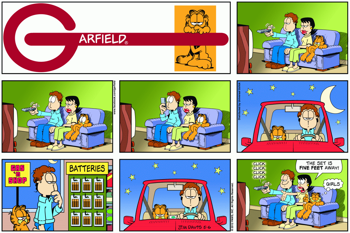 Garfield, May 6, 2012
