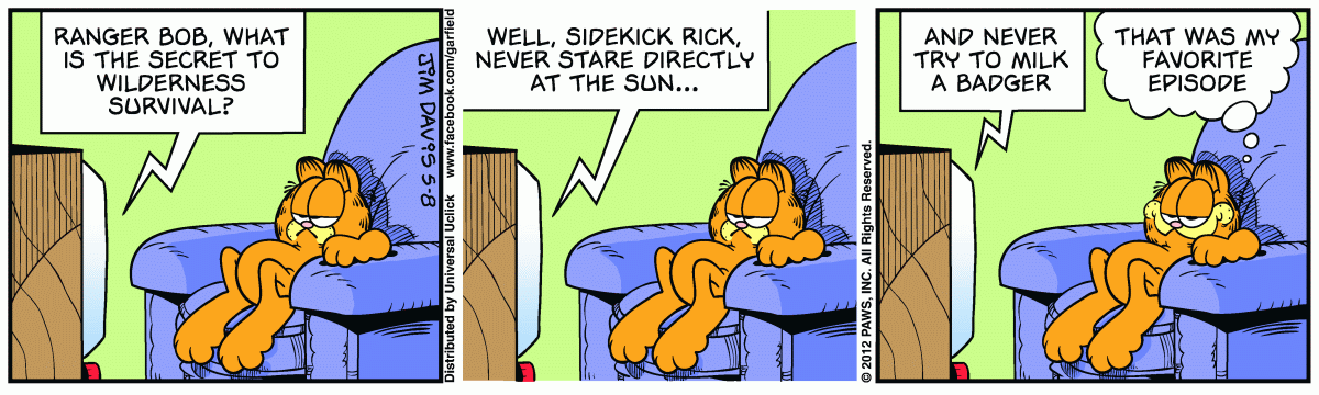 Garfield, May 8, 2012