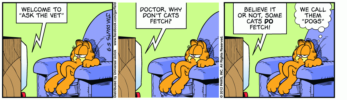 Garfield, May 9, 2012
