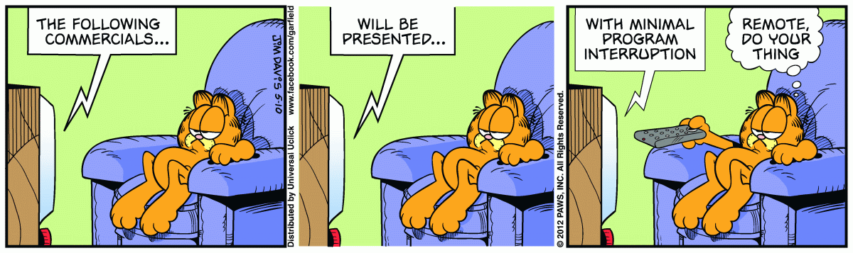 Garfield, May 10, 2012
