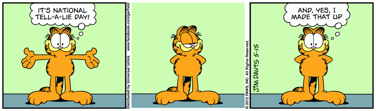 Garfield, May 15, 2012